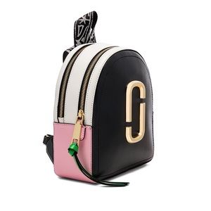 Marc Jacobs backpack in black & baby pink